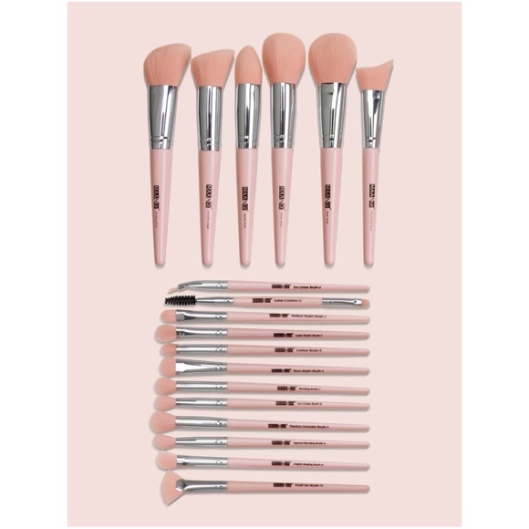 18 piece makeup brush set eyeshadow blush - Picture 2 of 9